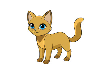 Cute Animal Vector art in Illustration on a White Background
