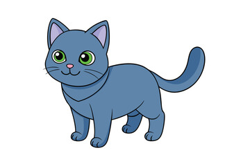 Cute Animal Vector art in Illustration on a White Background
