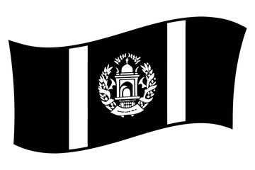 Country Flag Vector art in Illustration on a White Background