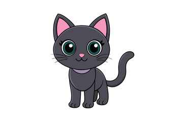 Cute Animal Vector art in Illustration on a White Background