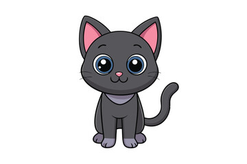 Cute Animal Vector art in Illustration on a White Background