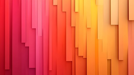 Abstract Warm Color Gradient Rectangular Pattern Design