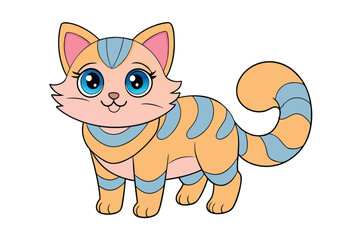 Cute Animal Vector art in Illustration on a White Background