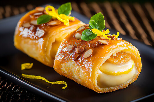  lemon almond croquant