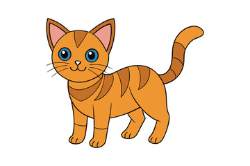 Cute Animal Vector art in Illustration on a White Background