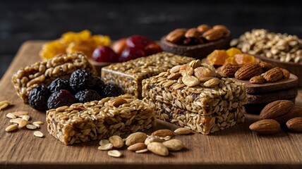 Obraz premium nuts and dried fruits