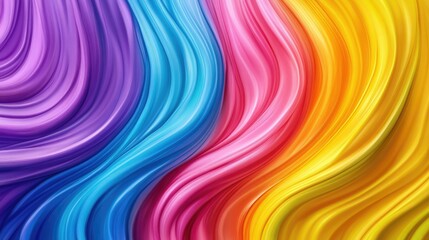 Vibrant spectrum paints abstract patterns