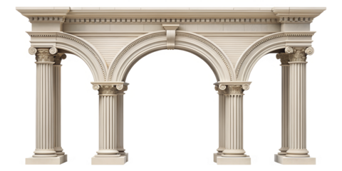 columns in the form of a column