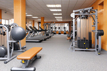 Fitness area designed for seniors to stay active