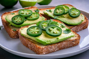  spicy avocado toast