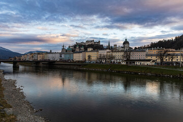View of the  Salzach