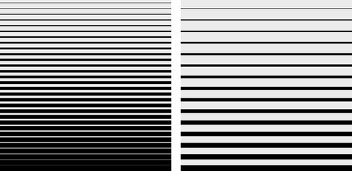 Streifen Immer dünner
