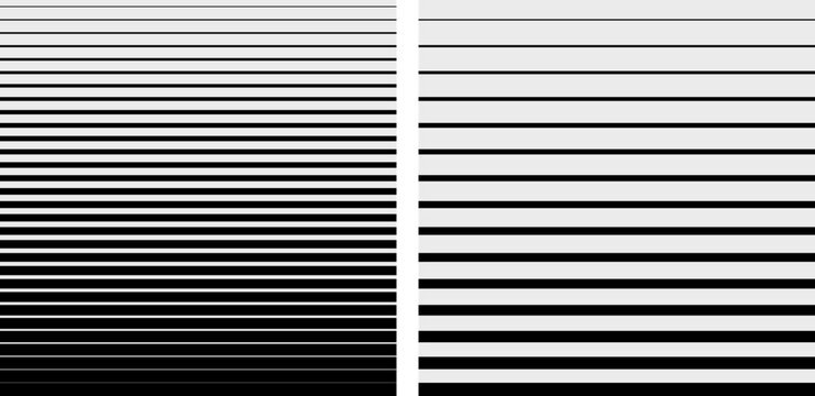 Streifen Immer dünner
