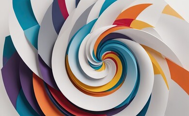 Obraz premium A mesmerizing abstract artwork depicting a swirling, organic form with a fiery core, emitting light and energy against a dark, cosmic backdrop.