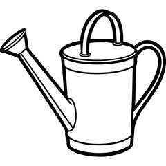 Simple Outline of a Watering Can