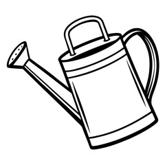 Simple Outline of a Watering Can