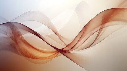 Abstract Brown and White Wave Design