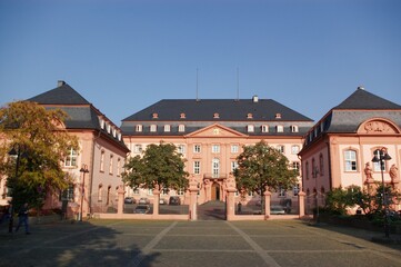 historic architecture of Mainz, Germany