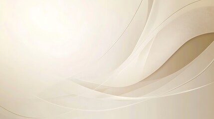 Elegant Beige Abstract Wave Design Background