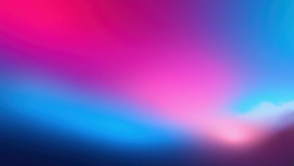 Fototapeta premium Vibrant sunset sky, Gradient colors, Pink to blue horizon, Cosmic atmosphere, Ethereal glow, Abstract landscape, Dreamy backdrop, Soft light transition, Minimalist skyscape, Twilight hues, Serene digi
