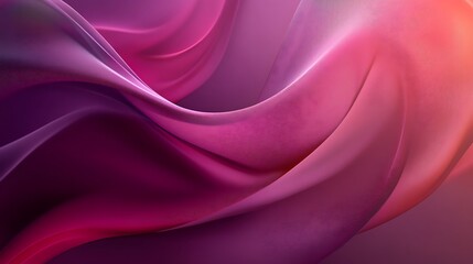 Obraz premium Abstract Pink and Purple Swirling Fabric Design
