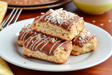  mocha coconut scones