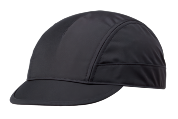 Black cap isolated with transparent background