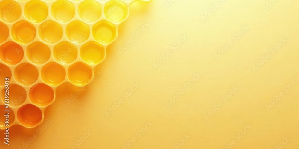Poster Abstract Honeycomb Pattern Background with Ample Copy Space for Text or Design Elements