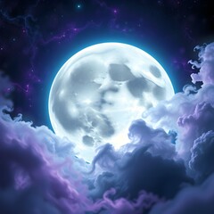 Obraz premium Another Moon in the Parallel Universe