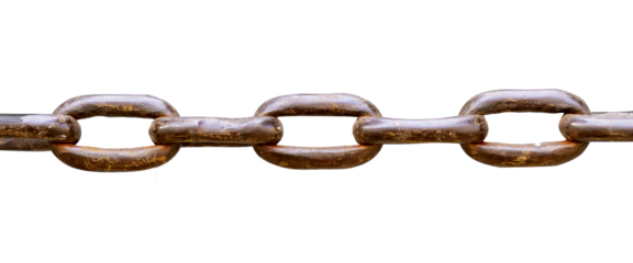 Corrente de metal em fundo transparente, png