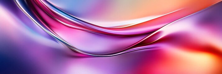 Naklejka premium A bright background with neon pink and green geometric shapes, with soft diagonal lines in pastel shades.