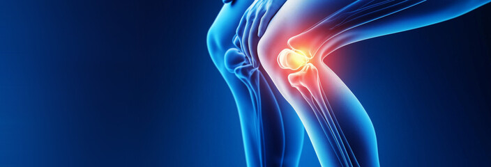 Pain in the knees, for medical studies