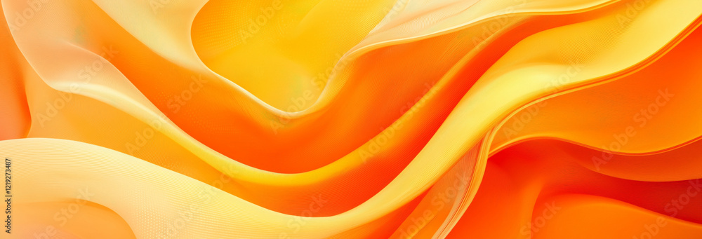 Canvas Prints Abstract colorful orange curve background