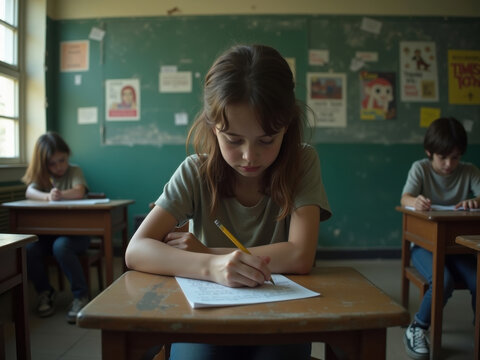 Adolescente con problemas en el aula