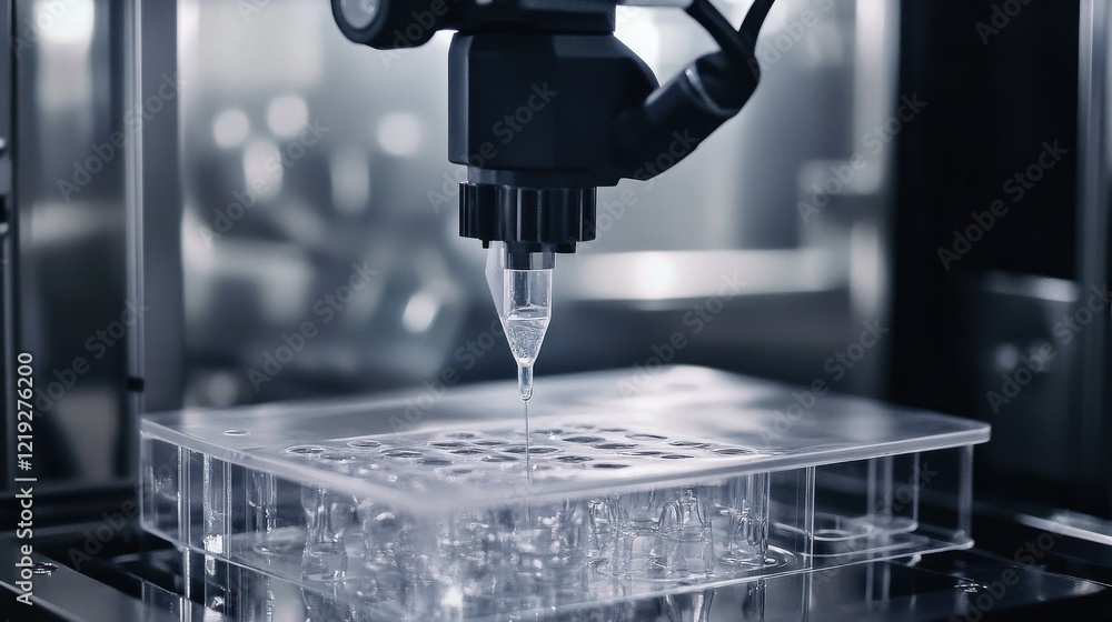 Poster robotic system injecting stem cells into a 3d-printed scaffold for tissue engineering