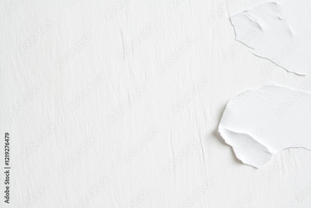 Poster closeup view of white textured surface. rough paper texture like watercolor artwork with natural lig
