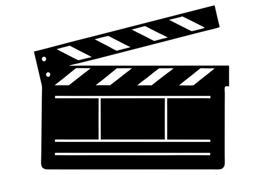 recommend clip art: Movie clapperboard silhouette, Clapperboard glyph icon, Movie clapper board,