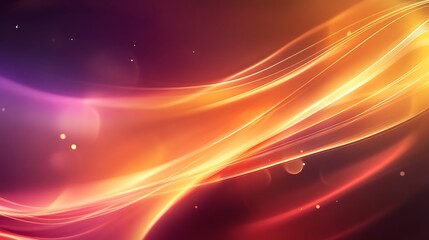 Obraz premium Abstract Orange and Purple Wave Lines Background
