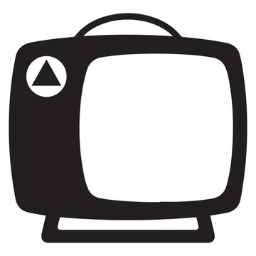 recommend clip art: television silhouette vector, tv icon symbol
