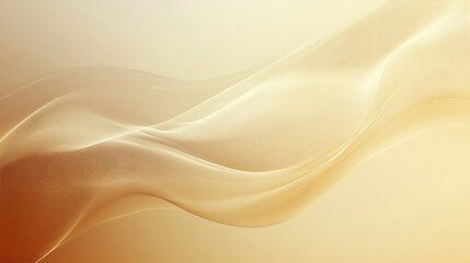 Fototapeta premium Abstract Golden Waves Flowing Smoothly