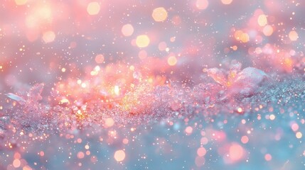 Fototapeta premium Enchanted Winter Wonderland: A Dreamy Icy Landscape