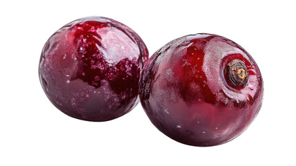 Obraz premium Dry red dates asolated on white background 