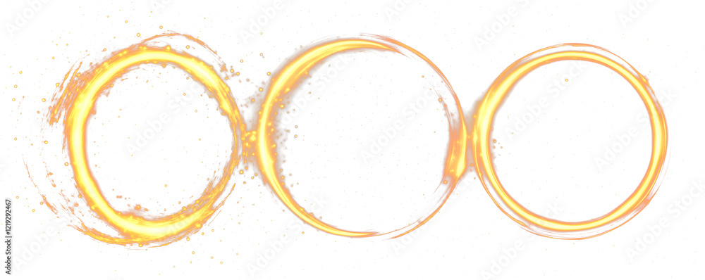 Aufkleber abstract ring background with glowing swirling background. vector swirl trail effect. abstract vecto