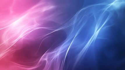 Fototapeta premium Abstract Pink and Blue Swirling Light Design