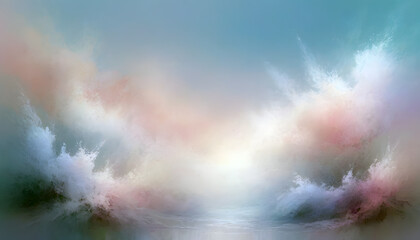 Fototapeta premium Pastel Seascape Background