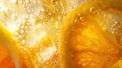 Orange Slice in Sparkling Water