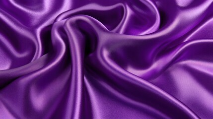 Obraz premium Draped purple silk fabric texture.