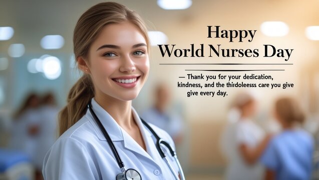 Happy World Nurses Day! Celebrating the dedication, kindness, and selfless care of nurses worldwide.