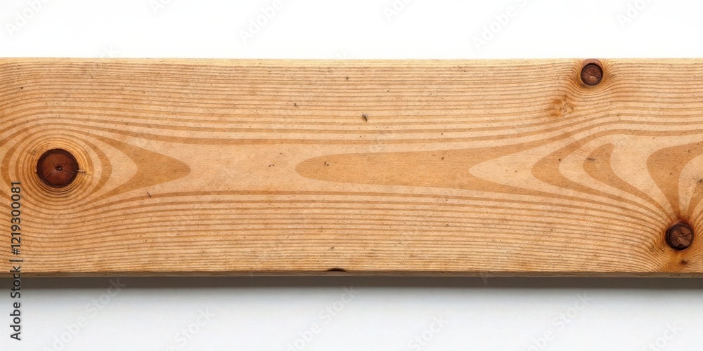 Aufkleber High-resolution image showcasing the intricate grain patterns and natural knots of a light brown wood plank, ideal for design and crafting projects