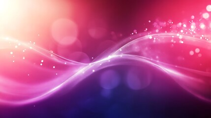 Obraz premium Abstract Pink Purple Wave Background Design